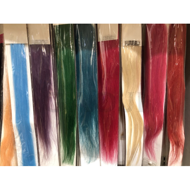 [接髮] 北朝鮮有色全真髮 貼片式髮片 多種顏色 (20PCS)