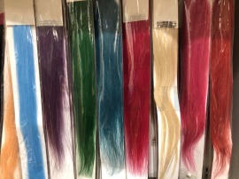 [接髮] 北朝鮮有色全真髮 貼片式髮片 多種顏色 (20PCS)