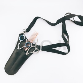 二支裝真皮剪刀腰包