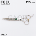 日本 FEEL SCISSORS 19R13 職人專業剪刀(打薄刀) 6吋/19齒13齒/右手刀