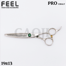 日本 FEEL SCISSORS 19R13 職人專業剪刀(打薄刀) 6吋/19齒13齒/右手刀