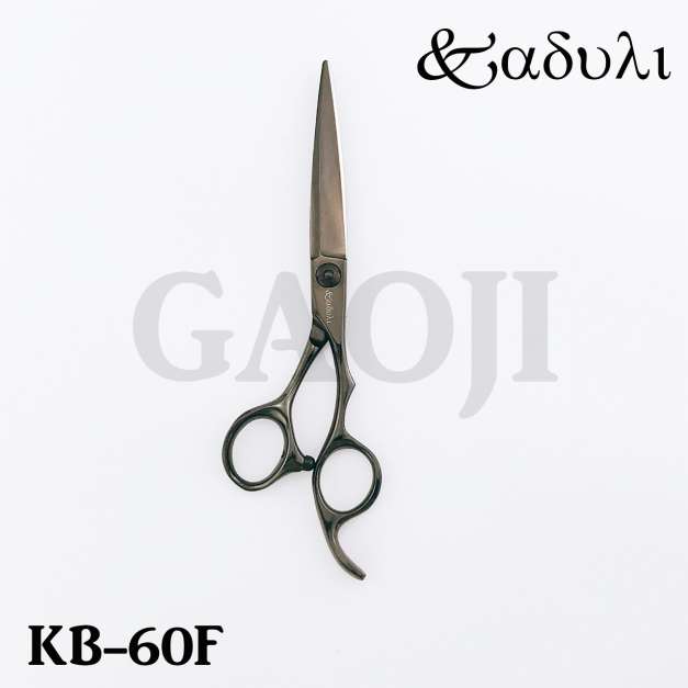 [卡多利] KADULI 高階日本鋼黑鈦剪刀系列 KB-60F 6.0吋/工學腳