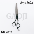 [卡多利] KADULI 高階日本鋼黑鈦剪刀系列 KB-24TF 6.0吋/平口齒