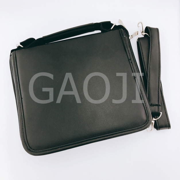 高際六支裝 皮質拉鍊單開剪刀包/外出包(附背帶)