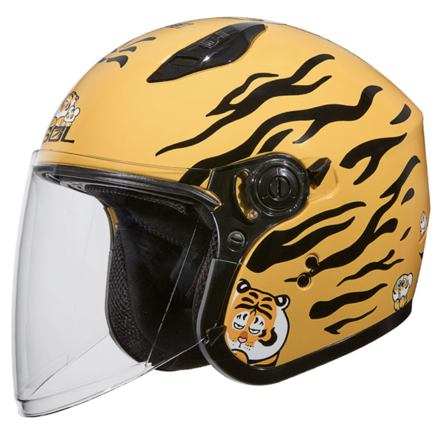 SOL SO-12 我不是胖虎 虎貴黃 開放式安全帽