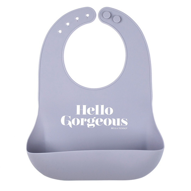 美國 BELLA TUNNO 矽膠圍兜 (Hello Gorgeous 哈囉小美女)