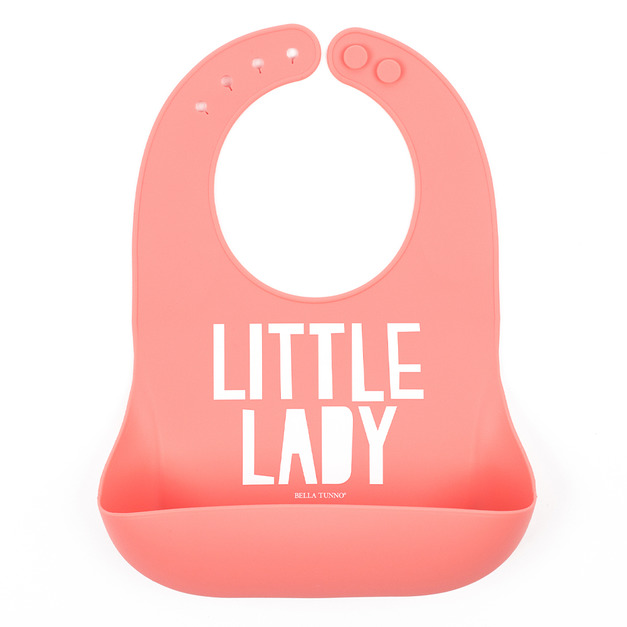 美國 BELLA TUNNO 矽膠圍兜 (Little Lady 我是小淑女)