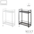 日本山崎MIST瓶罐小物收納雙層架(白)