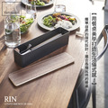 日本山崎RIN餐具收納盒-附蓋(棕)_2