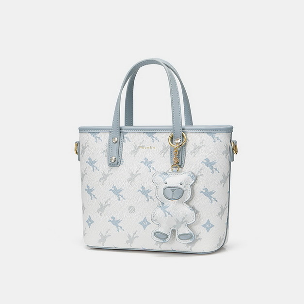 高質感實用大容量百搭印花托特包