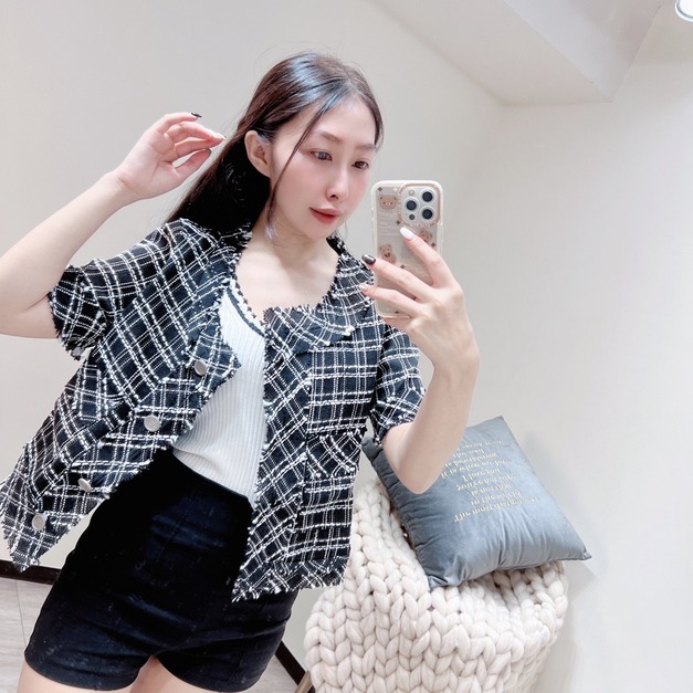 小香風混織外套