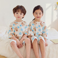 【新品到貨】熊熊的棉花糖-[寬鬆]植纖衣七分袖韓國童裝 [K63207]