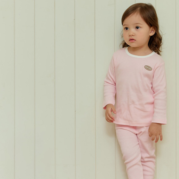 【新品到貨】植橪雲感粉櫻-植纖衣長袖韓國童裝 [K65009]