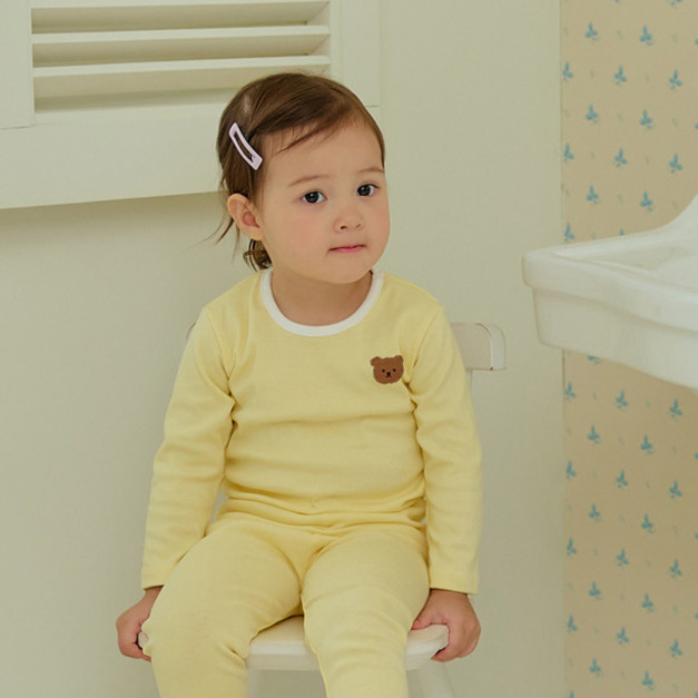 【新品到貨】蛋黃熊熊日著-舒棉衣長袖韓國童裝 [K67109]