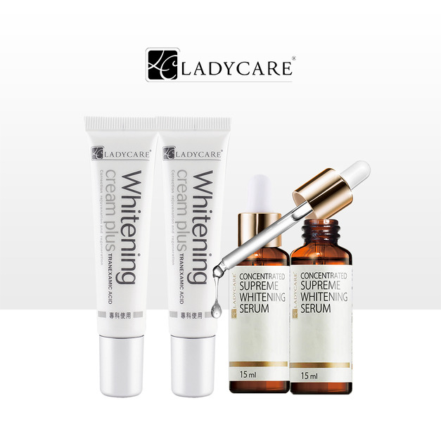 杏輝雙星 經典無瑕精華2入+杏輝美白液2入 (共4入)