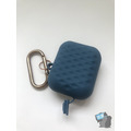 Airpods 菱格紋藍芽耳機保護套_4