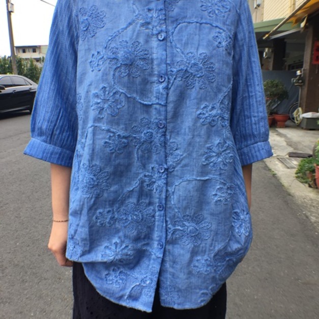 炒色手搖花襯衫 - 共3色