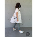 白色塗鴉傘型娃娃上衣_4