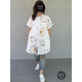 白色塗鴉傘型娃娃上衣_2