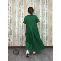 素綠色長洋裝_4