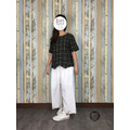 格子棉麻上衣_4