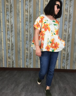 黃花綠葉娃娃裝