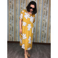 百合花洋裝-黃色_5