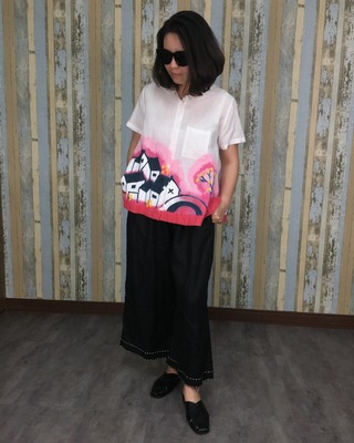 房子娃娃上衣-粉色