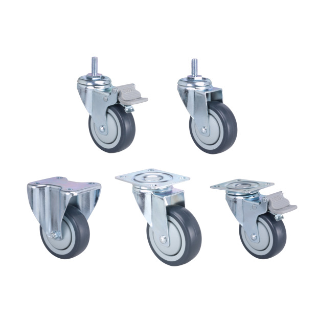 3吋TPR儀器輪｜方盤、3分牙、4分牙