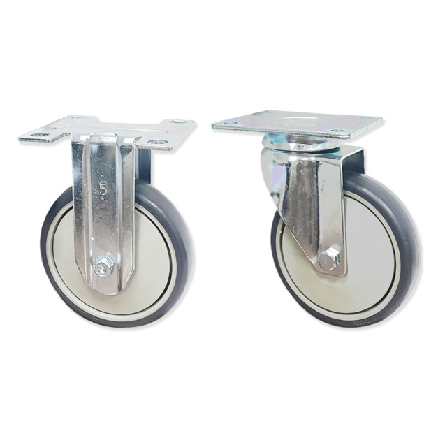 5吋手推車輪｜方盤｜大型手推車專用