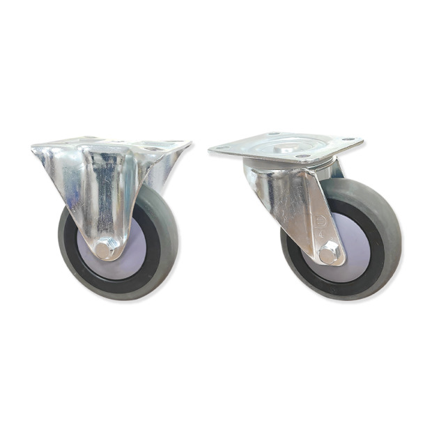 4吋手推車輪｜方盤