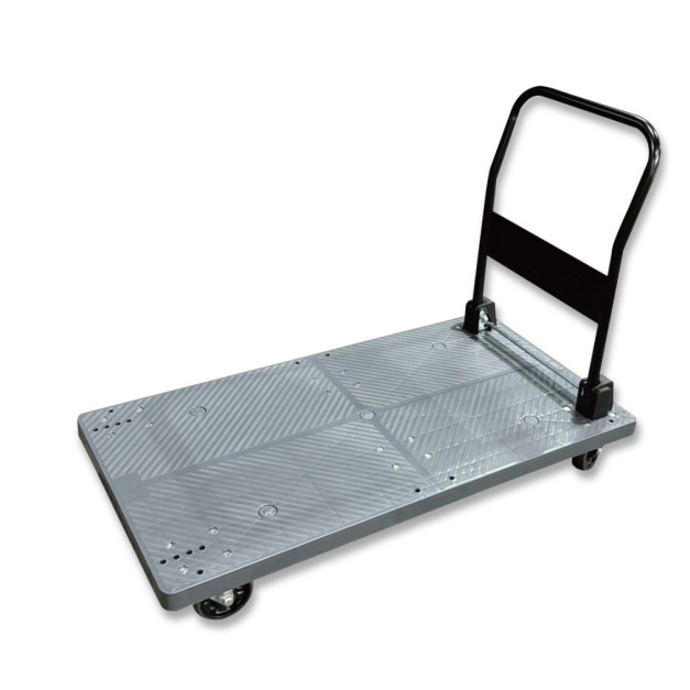 六輪大型手推車｜黃｜承重500KG