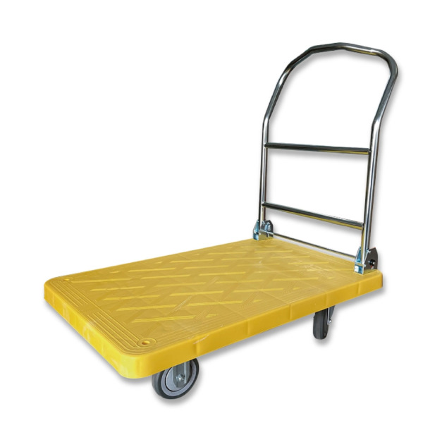 折疊大型手推車｜黃｜承重500KG