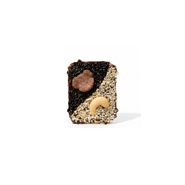 88LaVie 黑白甜蜜，視覺對比強烈的黑白雙色食材，展現極簡主義設計。Mono Duo minimalist black and white chocolate art cookie.