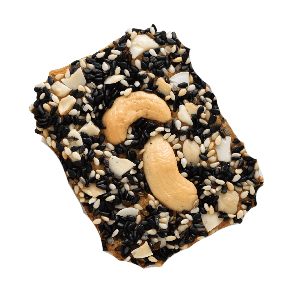 花花LaVie芝香韻語：黑白芝麻腰果法式造型餅乾，香氣濃郁，企業贈禮首選。