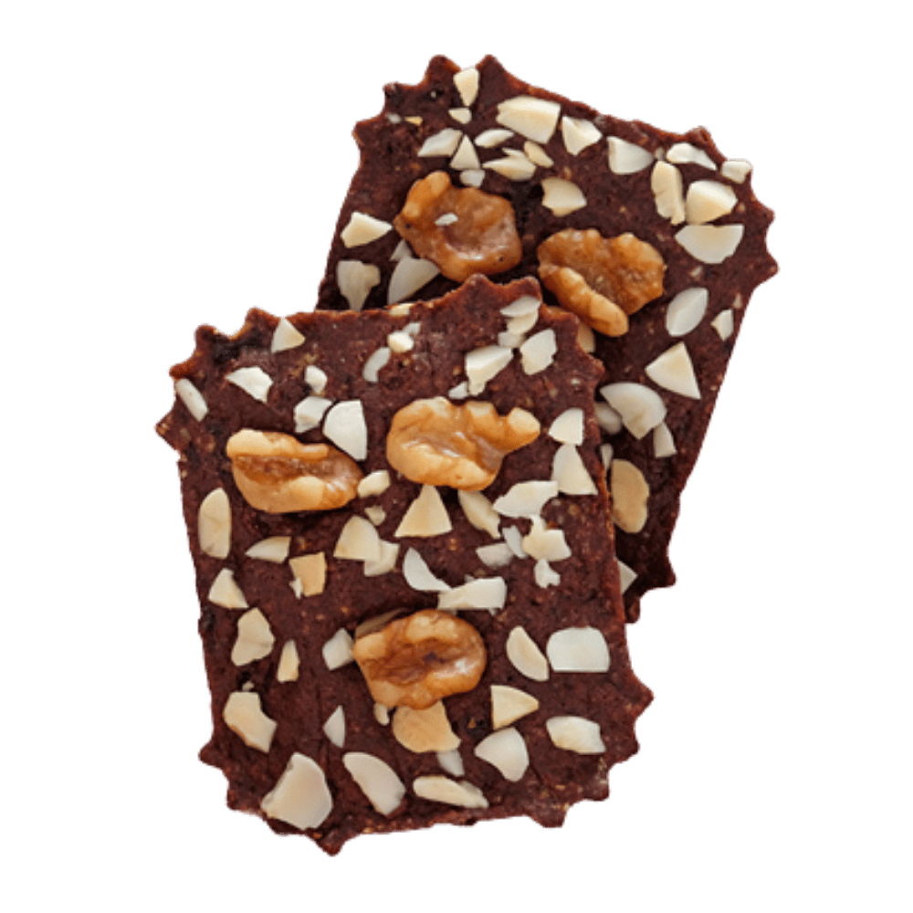 愛情核可｜可口核桃粒杏仁片巧克力餅乾，法式濃厚大人味精品喜餅。