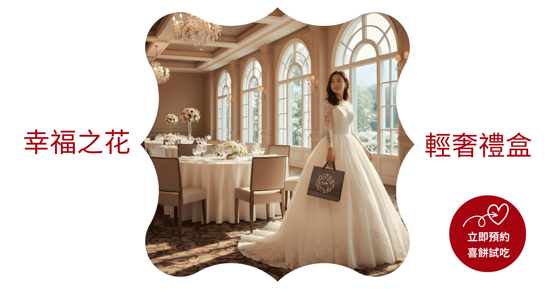 幸福之花高訂禮盒，法式精品喜餅與婚宴桌上禮推薦，彰顯新世代婚禮美學。