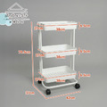 【撥撥的架子】浴室用 塑膠三層推車_11