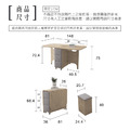 一桌六椅摺疊餐桌_6