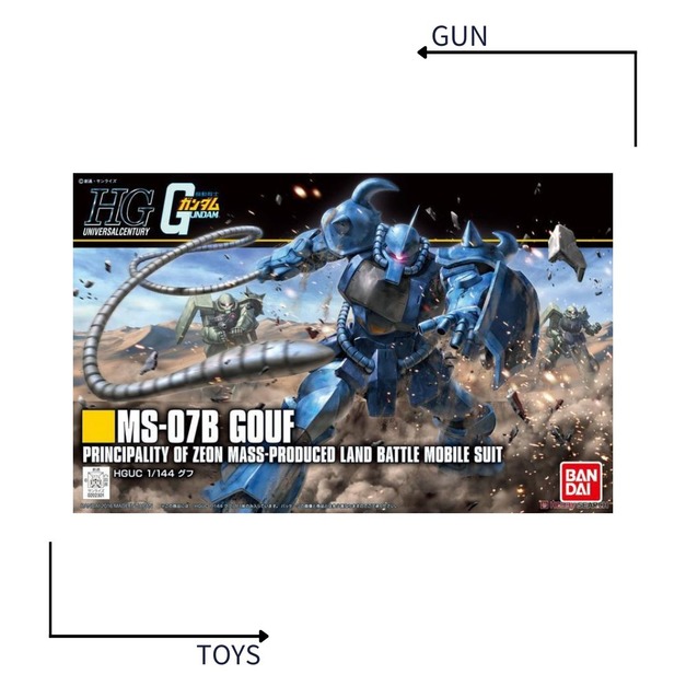 《GTS》純日貨 BANDAI 1/144 HGUC 196 古夫 機動戰士鋼彈 一年戰爭 組裝模型 5058007