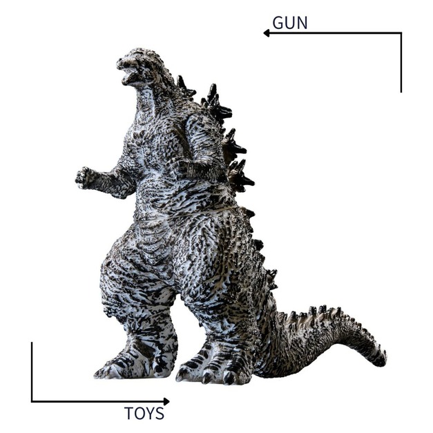 《GTS》BANDAI 日本哥吉拉系列軟膠 哥吉拉2023 墨繪 732072