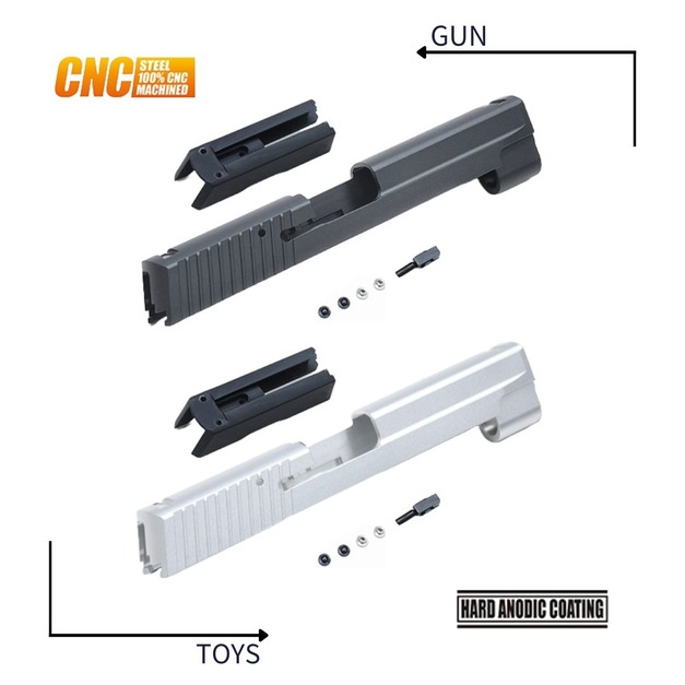 《GTS》GUARDER 警星 MARUI P226/E2 CNC鋁滑套組 後期版刻字 (黑色/銀色) P226-47(BK) P226-47(SV)