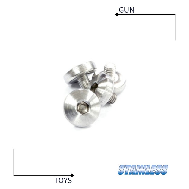 《GTS》GUARDER 警星 MARUI KJ WE P226 不銹鋼六角握把螺絲 P226-23(SV)