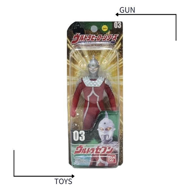 《GTS》BANDAI 奧特曼 超人力霸王 盒裝 軟膠 鹹蛋超人 超人7號 567871