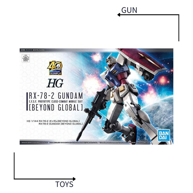 《GTS》模型 BANDAI 1/144 HG RX-78-02 40th 初鋼 BEYOND GLOBAL 5058205