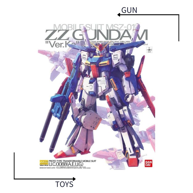 《GTS》模型 BANDAI 1/100 MG ZZ鋼彈 Ver.Ka 卡版 5063151