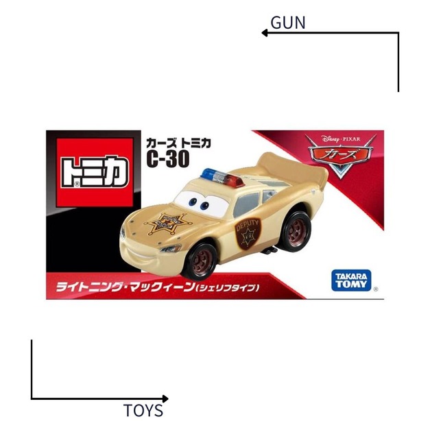 《GTS》TOMICA 多美小汽車 汽車總動員 CARS C-30 閃電麥坤(公路旅行 警長版) 227977