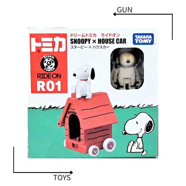 《GTS》TOMICA 多美小汽車 Dream 夢系列 R01 史努比&狗屋 887270