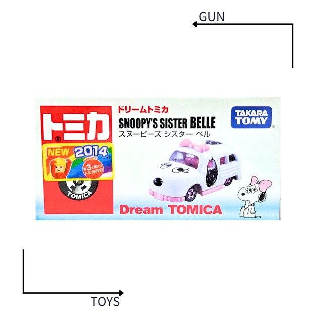 《GTS》TOMICA 多美小汽車 Dream 夢系列 史努比 妹妹 貝兒(新車貼) 499046