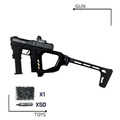 《GTS》PISTELLE X-68 鎮暴槍專用 進口套件 下槍身含彈匣握把+折疊後托